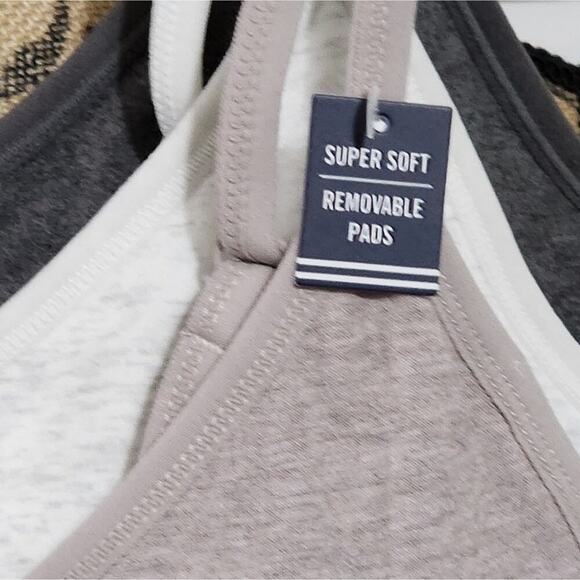 Nautica 3pk active athletic workout lounge bras bralettes plus size 2X new - Picture 10 of 10